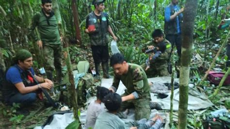 Estaban deshidratados: así hallaron a los cuatro hermanitos perdidos en la selva por 40 días